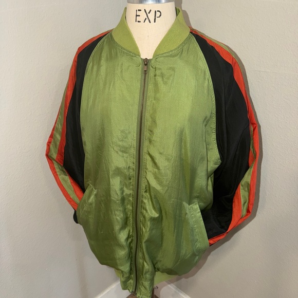 Jeffrey Banks Other - Vintage Jeffrey Banks Silk Bomber Jacket. Medium